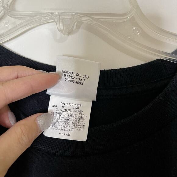 Authentic A Bathing Ape BAPE busy works ape head logo black tshirt Large - Picture 3 of 8